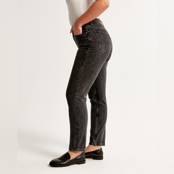 Abercrombie and Fitch the mom high Rise size 32/14S - Picture 2 of 14
